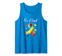 Be amable autismo camisa mujeres hombres aceptan comprender Camiseta sin Mangas