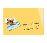 Be!Board B1208 Pizarra magnética de cristal, 60 x 40 cm, amarillo