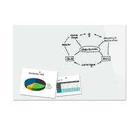 Be!Board B1300 Pizarra magnética de cristal, 90 x 60 cm, blanco puro