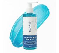 Be Bodywise Gel de ducha con ácido salicílico 1 % para el cuerpo que previene el acné corporal, la descamación de la piel y la limpieza profunda, adecuado para todos los tipos de piel. 1 % BHA 250 ml