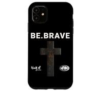 Be Brave God Bible Jesus Blessed Cross - Cita Religiosa Carcasa para iPhone 11