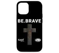 Be Brave God Bible Jesus Blessed Cross - Cita Religiosa Carcasa para iPhone 12/12 Pro