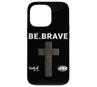 Be Brave God Bible Jesus Blessed Cross - Cita Religiosa Carcasa para iPhone 13 Pro