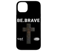 Be Brave God Bible Jesus Blessed Cross - Cita Religiosa Carcasa para iPhone 14 Plus