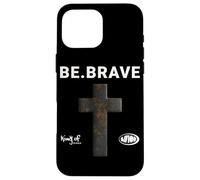 Be Brave God Bible Jesus Blessed Cross - Cita Religiosa Carcasa para iPhone 16 Pro MAX