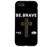 Be Brave God Bible Jesus Blessed Cross - Cita Religiosa Carcasa para iPhone SE (2020) / 7/8