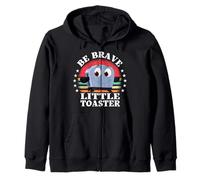 Be Brave Little Toaster Positive Classic, Retro de los 80 y 90 Sudadera con Capucha