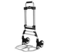BE COOL Carretilla Plegable de Aluminio, Capacidad de Carga de hasta 80 kg, Resistente, Ajustable, manejable y portátil