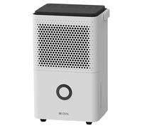 BE Cool Deshumidificador 10L BC10LEF2301 - Deshumidificación aprox. 10L/24h Depósito de agua 1,8L Pantalla LED blanca