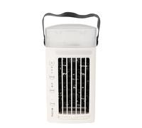 BE COOL Mini enfriador de aire portátil 4 en 1 USB con refrigeración por agua, enfriador evaporativo, ventilador, humidificador, purificador de aire, 7 W, depósito de agua de 480 ml rellenable desde