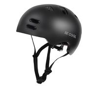 Be Cool Schutzhelm Kinder Casco de Bicicleta para niños, Juventud Unisex, Negro, Medium