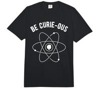 Be Curie-Ous - Marie Curie Pun - Mujeres en la Ciencia Feminista Comfort Colors Adult Heavyweight T-Shirt