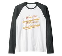 Be Dangerous But Disciplined Motivación de Fuerza - Camiseta Manga Raglan