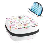 Be Free Cool Koala Cat - Bolsa de almacenamiento portátil para servilletas sanitarias, Varios colores, 4.7x6.6x6.6 in/12x17x17 cm