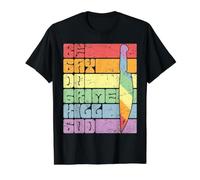 Be Gay Do Crime Kill God Camiseta gráfica económica, Hombre, Negro, S