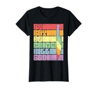 Be Gay Do Crime Kill God Camiseta gráfica económica, Mujer, Negro, L