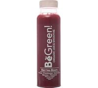 BE GREEN Zumo ecológico Berries Boom fresa, frambuesa, arándano, banana y manzana botella 300 ml