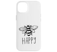 Be Happy Bee Happy Funny Save The Bees Honey Hive Honeycomb Carcasa para iPhone 14 Plus