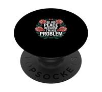 Be His Peace Because I'm His Problem Novia -------- PopSockets PopGrip Adhesivo