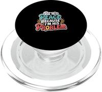 Be His Peace Because I'm His Problem Novia ------ PopSockets PopGrip para MagSafe