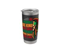 Be Humble Be Kind Beast Leo Roaring Birthday Lion Hombres Niño Vaso térmico de acero inoxidable de doble pared