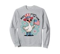 Be in Awe RIZZ 'EM with TISM Patriotismo Duck Goose Mom Sudadera