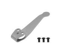 Be In Your Mind 1 clip de bolsillo de transporte profundo mejorado con 2-56UNC tornillos portátiles compatibles con Spyderco C81 C10 C11 (plateado)