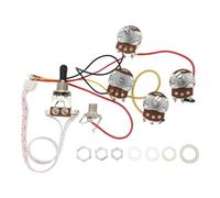 Be In Your Mind 1 juego de arnés de cableado precableado Humbucker para guitarra sin soldadura 2V2T con ollas de 500 K e interruptor de palanca de 3 vías compatible con Epi LP Standard Series