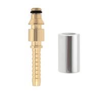 Be In Your Mind 1 pieza de manguera de lavadora a presión de latón de 1/4 de pulgada adaptador de lavadora a presión macho de 6,5 mm con casquillo de engarce compatible con Stihl
