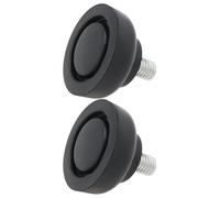 Be In Your Mind 10 Pies de Paquete de Goma Ajustables Pies Niveladores con Rosca M8 Pies para Muebles M8 X 30 Mm Adecuados para Patas de Sillas Sofás Mesas Y Pequeños Equipos