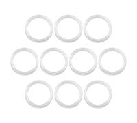 Be In Your Mind 10 unids bicicleta plato perno espaciadores arandela aleación de aluminio doble anillo a una sola junta para auriculares de bicicleta cadena cadena 2 mm espesor