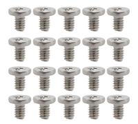 Be In Your Mind 100pcs Tornillos Máquina Acero Inoxidable 304 M2 X 3 Mm Tornillos Máquina Phillips Cabeza Plana Tornillos con Ranura Cruz Portátiles TV Ventiladores Juguetes Muebles