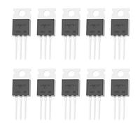Be In Your Mind 10PCS IRLB8721 Transistor MOSFET Canal N ESD Clasificado TO-220 62A 30V 3Pin Rectificador Internacional de Potencia para Interruptor Electrónico Rectificador Controlable