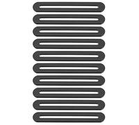 Be In Your Mind 10pcs Placas Rectas de Acero Inoxidable Sin Tornillos Conectores Planos Ajustables para Reparación Fijación de Muebles de Madera Y Proyectos de Bricolaje Instalación de Agujeros