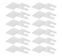 Be In Your Mind 12 cuchillas rascadoras oscilantes multiherramienta de acero inoxidable anchas y planas compatibles con Dewalt compatible con Makita 52 x 71 mm