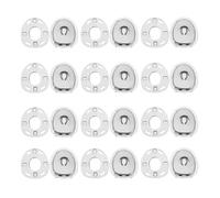 Be In Your Mind 12 juegos de placas de enchufe compatibles con Lift The Dot Snap Fastener Accesorios para tienda de campaña, hebilla, equipaje, bolso, barco, cubierta marina, cierre de 22,5 x 20 mm