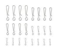 Be In Your Mind 120PCS Aparejos de Cebo de Pesca con Clip #0-#5 Alambre de 11,6 A 2mm de Diámetro 0,6 A 1,2mm para Pesca de Curricán de Alta Velocidad Pesca con Jigging en Alta Mar