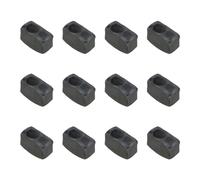 Be In Your Mind 12pcs Bloques de Inserción de Bloqueo de Cuerda para Guitarra Eléctrica Puente de Trémolo Abrazadera de Sillín Inserto de Cuerda Bloque de Metal Compatible con Floyd Rose