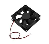 Be In Your Mind 1pc Ventilador de Refrigeración Sin Escobillas de 80mmx80mm x25mm DC 12V 0.2A Ventilador de Doble Rodamiento de Bolas 2 Pines Plástico 8025 7 Aspas Ventilador de Refrigeración