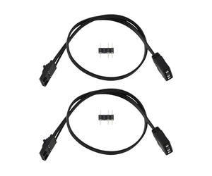 Be In Your Mind 2 adaptadores ARGB de 25 cm de 4 pines RGB a estándar de 5 V y 3 pines compatible con adaptador de controlador de barco pirata QL LL120 ICUE Shenguang Sync