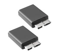 Be In Your Mind 2 adaptadores USB C a Micro B Tipo C Hembra a USB 3.0 Micro B Macho Conector para cámara Digital, Laptop, PC, Disco Duro, 5 Gbps, Transferencia de Datos y Carga 2 en 1