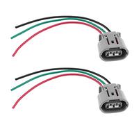 Be In Your Mind 2 Conectores de Enchufe de alternador de 3 Pines, reemplazo de mazo de Cables 6189-0443 Compatible con Toyota Compatible con Conector de alternador Lexus 3 Pines precableados