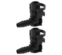 Be In Your Mind 2 conectores de manguera de calentador de cuerpo del acelerador compatibles con Vauxhall Mokka 1.4 compatible con Chevrolet Cruze OE 55354565 36,5 x 30,1 mm, color negro
