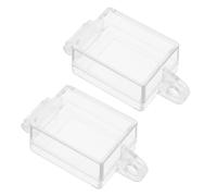 Be In Your Mind 2 cubiertas protectoras transparentes para interruptor de barco, cubierta protectora de botón de parada de emergencia para botón KCD4 (23 x 28 mm)