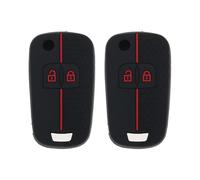 Be In Your Mind 2 Fundas de Silicona para Llave de Coche de 2 Botones Compatible con Opel Compatible con Corsa DE Cascada