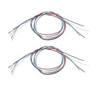 Be In Your Mind 2 juegos (8 piezas) de cables fono de cartucho para tocadiscos, accesorios de repuesto de 35 mm de longitud