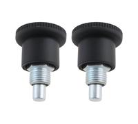 Be In Your Mind 2 Pernos de Bloqueo de Mini Rejilla con Botón de Plástico Adecuados para Muebles de Equipos Deportivos Y de Fitness Equipos Médicos (M10 X 1,0 Mm)