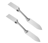 Be In Your Mind 2 Piezas de Espátulas de Acero Inoxidable de 22,5 Cm Paleta para Yeso Herramienta para Aplicar Masilla Quitar Papel Tapiz Y Raspar Yeso