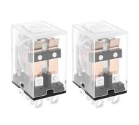 Be In Your Mind 2 Piezas de Relé Electromagnético Pequeño LY2NJ 220 V 10 A 8 Pines para Sistemas de Control Eléctrico de Automatización Industrial Y Electrodomésticos