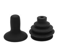 Be In Your Mind 2 Piezas Perilla de Palanca de Mando Polaina de Palanca de Mando de Goma Perilla de Controlador Juego de Cubierta Antipolvo Accesorios para Sillas de Ruedas Eléctricas Negro